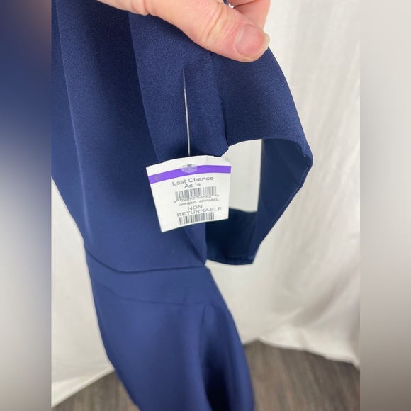 NBD X The Naven Twins Blue Mini Halter Cut-Out Dress Size Medium (6-8) NWT - Picture 6 of 12